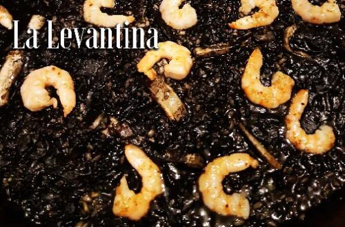 la-levantina-black-rice-paella la-levantina-black-rice-paella
